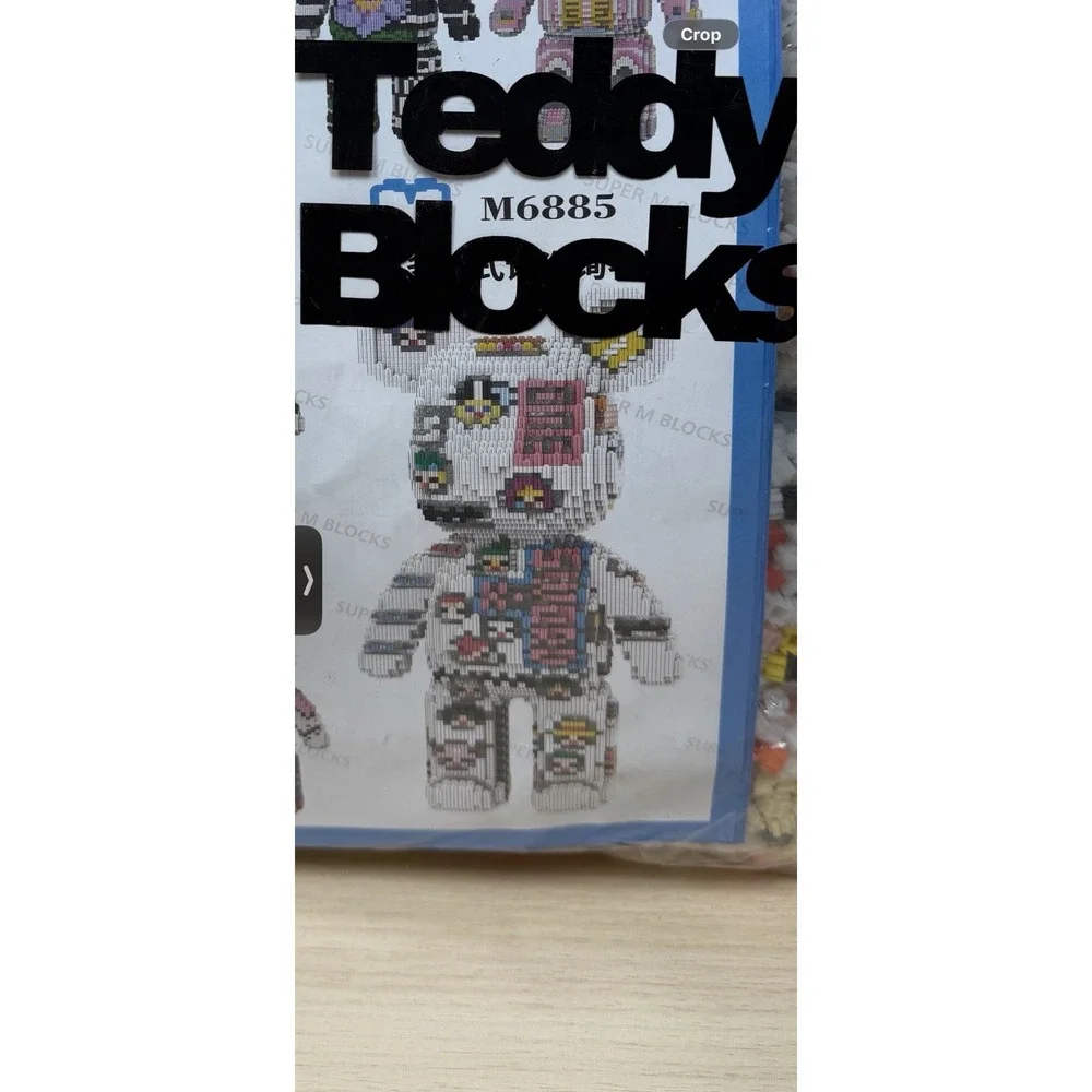 Teddy Blocks Ghost Skull Bear‎  M6885